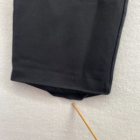 EILEEN FISHER Pants PS Stretch Ponte Full Length Straight Leg Trouser Black - Picture 12 of 13